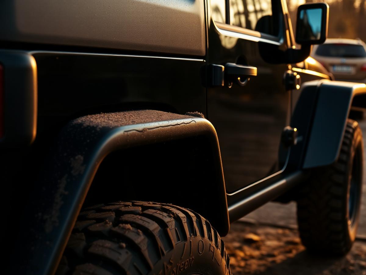 Cleaned Jeep Wrangler